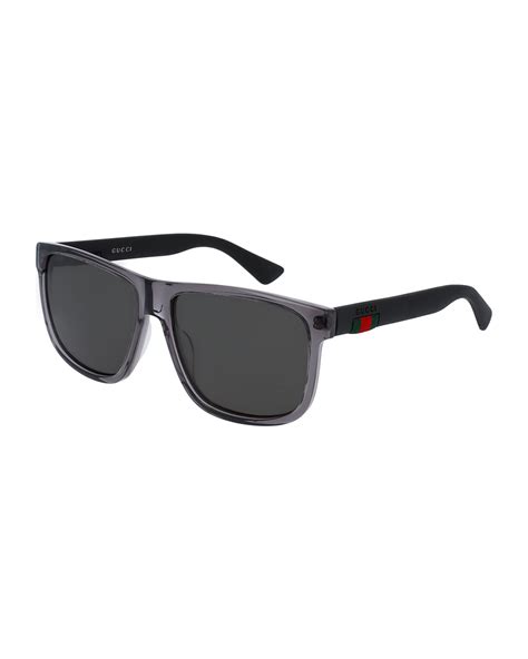 gucci clear acetate sunglasses|are gucci sunglasses polarized.